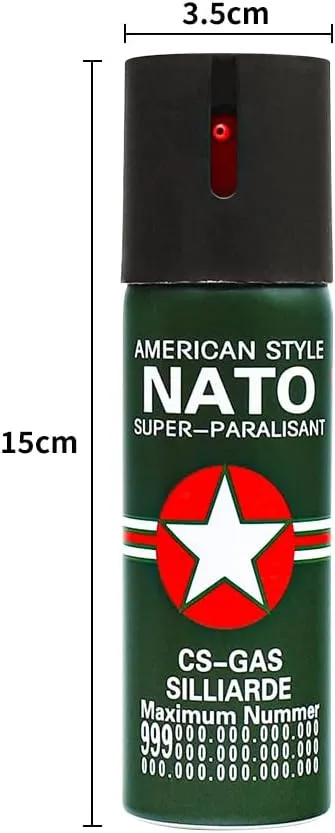 (1-4 Pieces) 110ml Pocket Pepper Spray - with Safety Cap - protruding Nozzle Design, Small and Easy to Carry, Suitable for Bags and Pockets