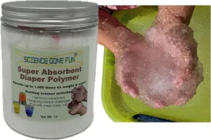 1 Pound Super Absorbent Diaper Polymer_Science Educational Products