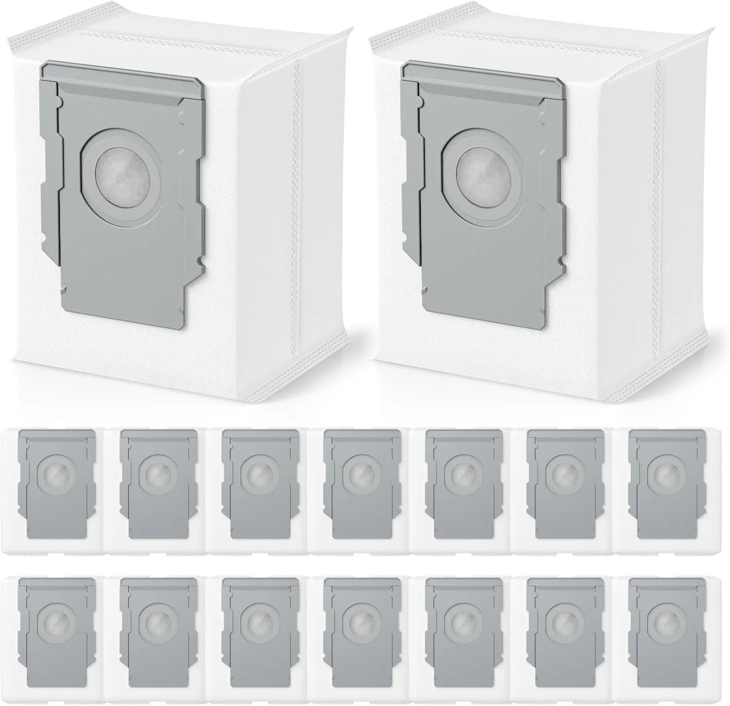 16 Pack Vacuum Bags for irobot Roomba i7, i7 , i8, i8 , i3, i3 , i4, i4 , i5, i5  i6, i6 , j5, j5 , j6, j6 , j7, j7 , j8, j8 , j9, j9 , s9, s9 , Replacement for i & s & j Series Dirt Disposal
