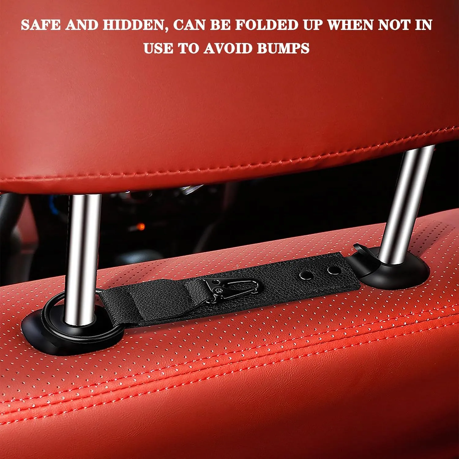 2pcs Car Seat Back Hook for Chevrolet Statesman Veritas Rezzo Auto Portable Organizer Holder Hooks Car Seat Headrest Hooks for Bags,Purses, Handbags,Beige, normal