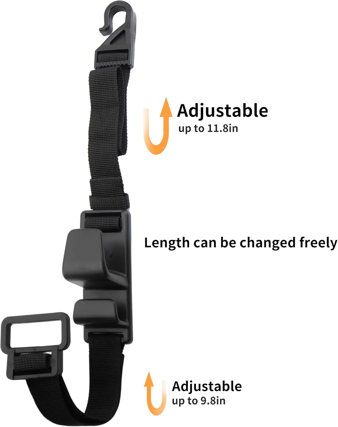 4-Pack Headrest Hooks for Car Universal Interior Auto Vehicle Back Front Seat Hanger Holder Organizer for Handbags Purses Coats and Grocery Bags