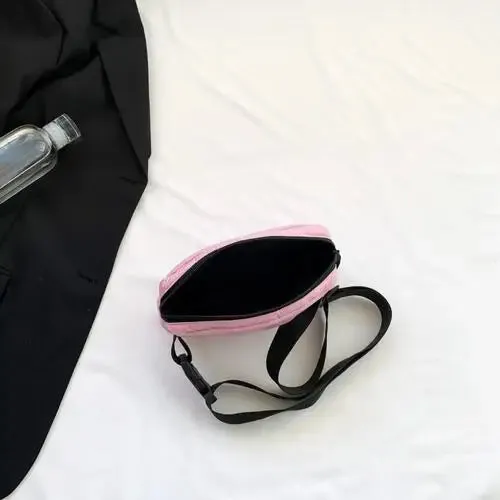 Acubi Adjustable Strap Sling Bag with Two Pocket Zippers