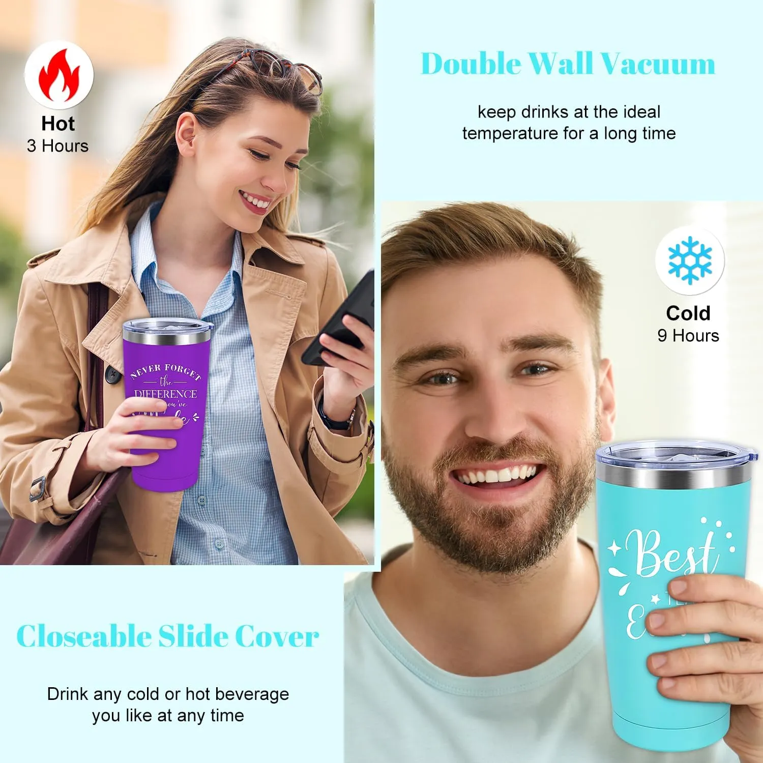 Administrative Professional Day Gifts, 6 Set Employee Appreciation Gifts Bulk, Gift for Coworkers Teachers Nurses, 20 OZ Inspirational Tumbler Makeup Bags Pen Thank You Gift For Women Men Team Staffs