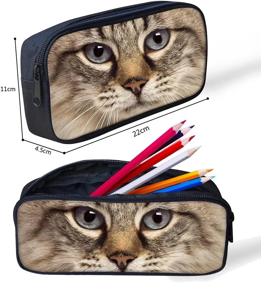 AFPANQZ Basketball with Fire Water Backpack Bookbags for Teen Kids Lightweight Lunch Bags Pencil Case Stationery Pouch 3 Pack School Supplies Mulit Pockets Daypack Large Capacity