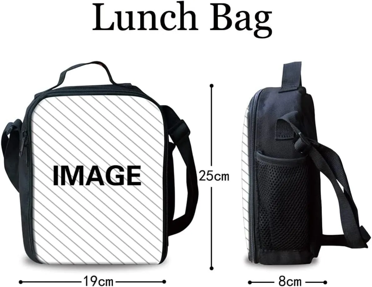 African Back Girl Backpack Kids Girls Age 9-12/13-15 Year Old,American Afro School Bags Set Lunch Box Kindergarten/Primary/Elementary Student Bookbag Pencil Case