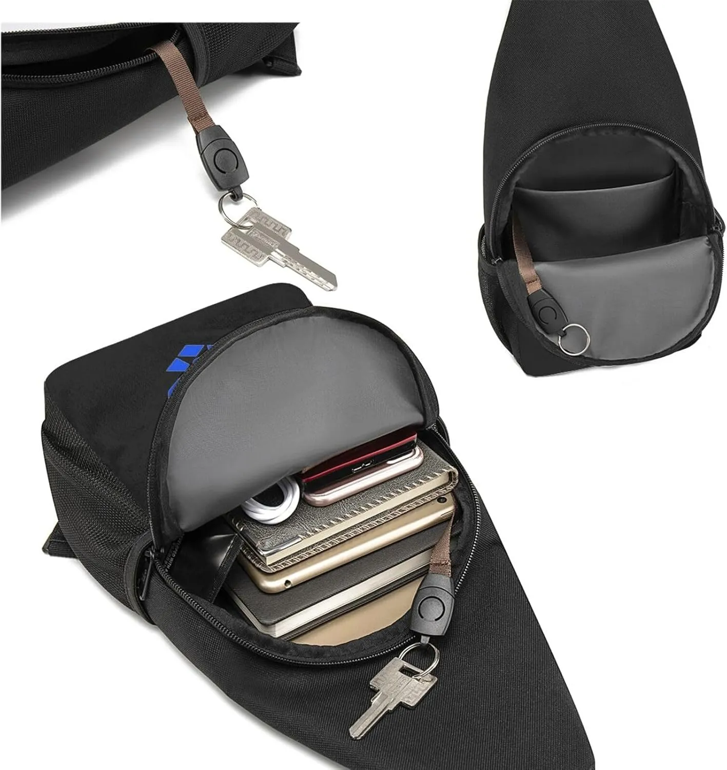 Air Force Civil Air Patrol Unisex Chest Bag Lightweight Crossbody Shoulder Bag Travel Pocket