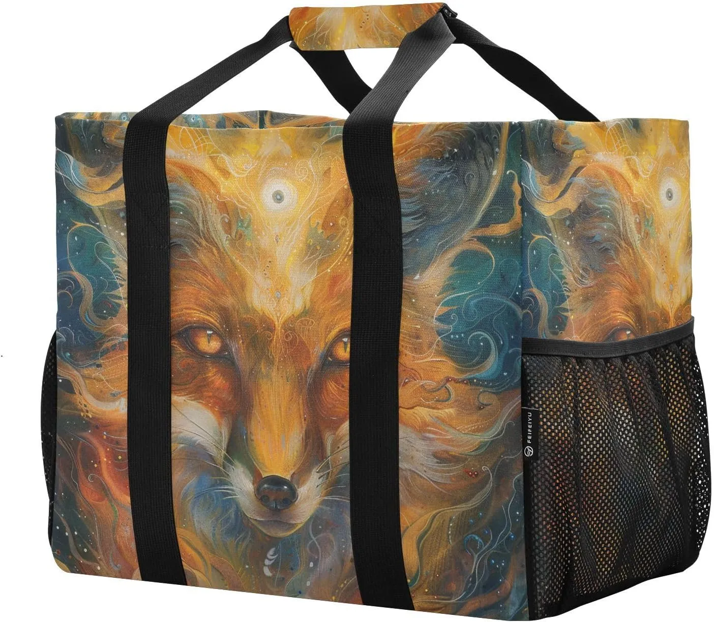 ALAZA Fox Dreamcatcher Waterproof Beach Tote Bags