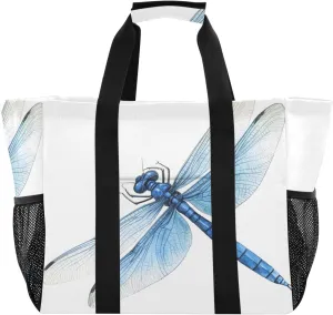 ALAZA Vintage Usa Eagles Waterproof Beach Tote Bags
