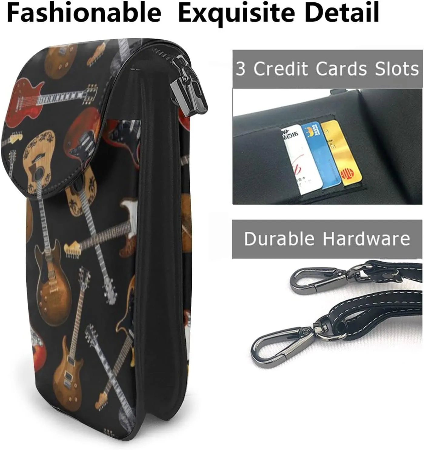 AMRANDOM Cell Phone Purse Small Crossbody Shoulder Holsters Bags for Mens & Womens