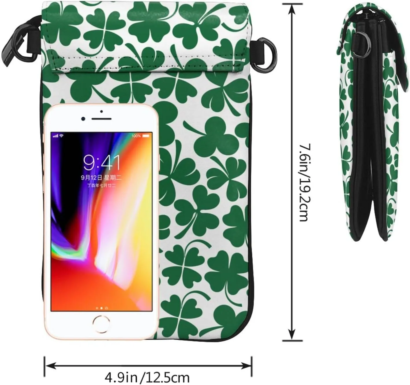 AMRANDOM Cell Phone Purse Small Crossbody Shoulder Holsters Bags for Mens & Womens