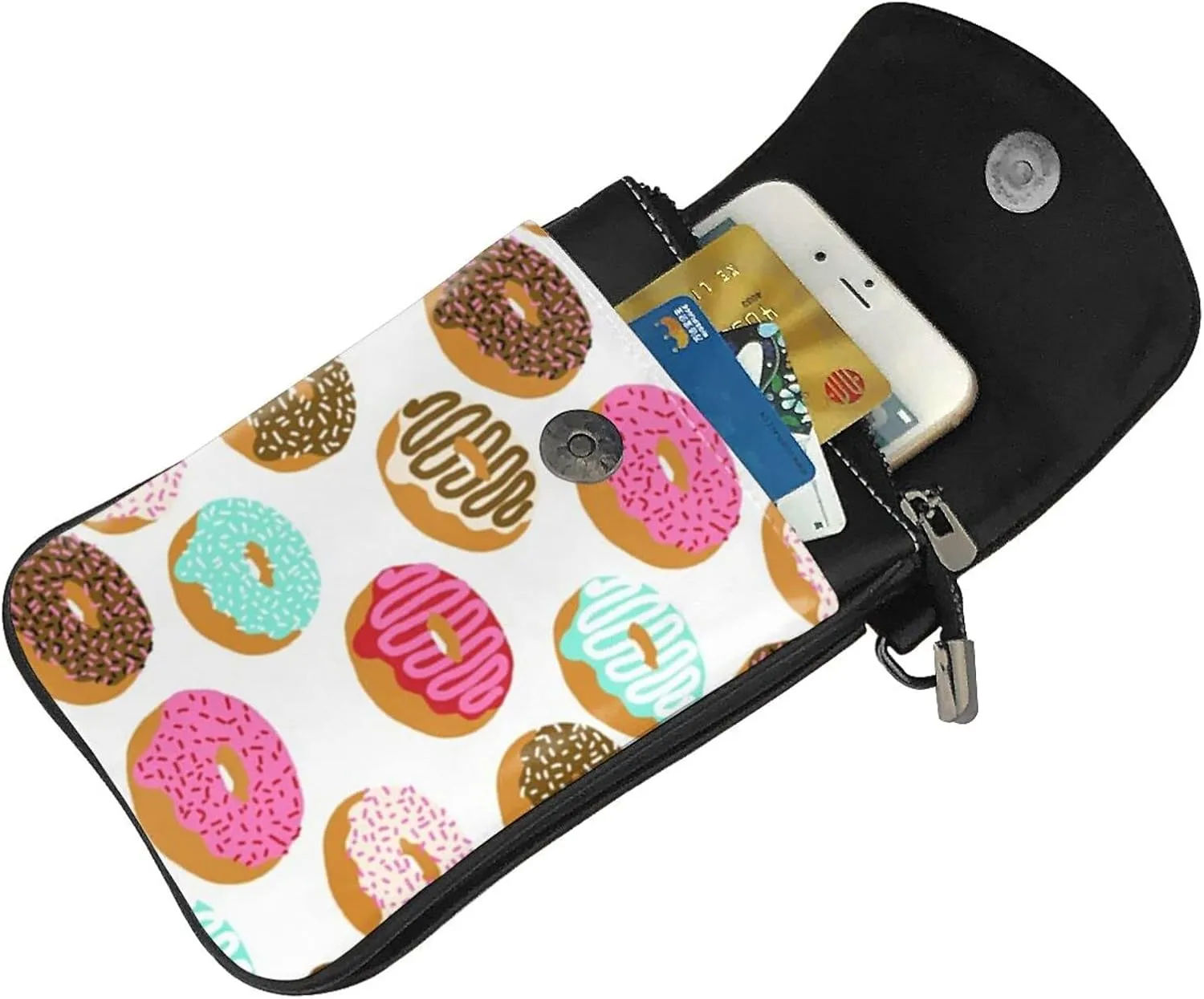 AMRANDOM Small Crossbody Bag for Women Men Mini Phone Purses with Crossbody Strap