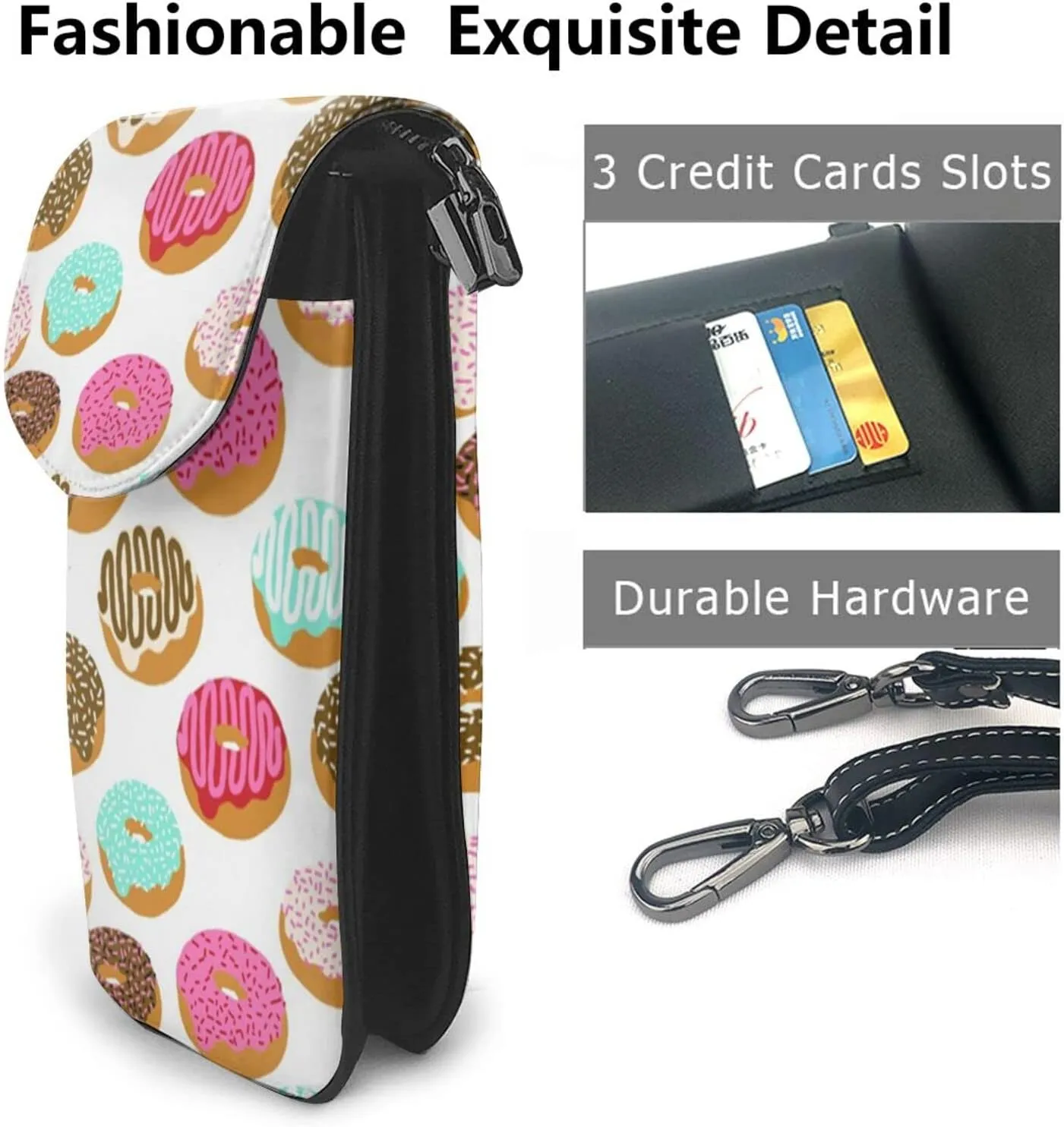 AMRANDOM Small Crossbody Bag for Women Men Mini Phone Purses with Crossbody Strap