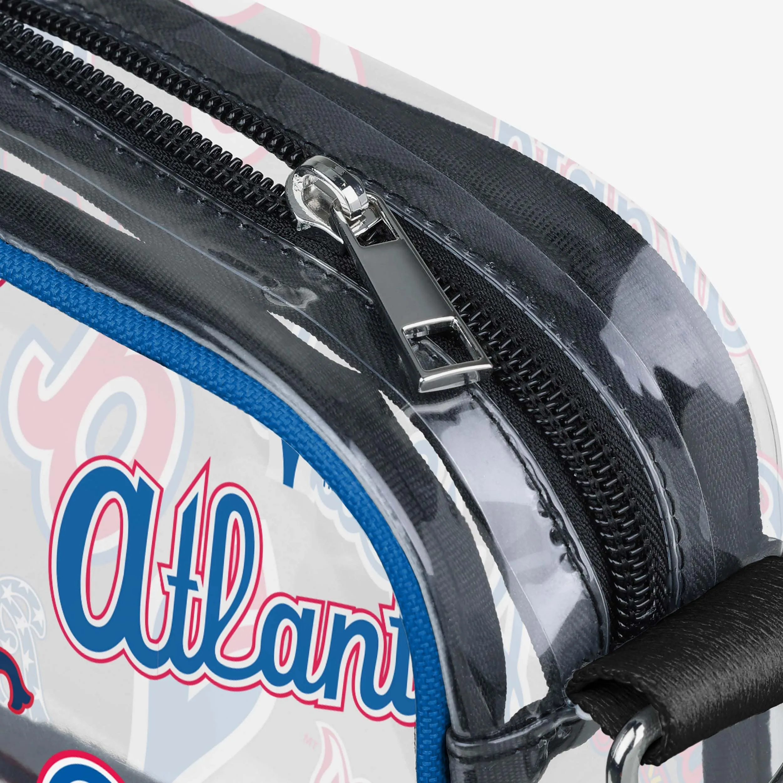 Atlanta Braves Repeat Retro Print Clear Crossbody Bag