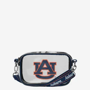 Auburn Tigers Team Stripe Clear Crossbody Bag