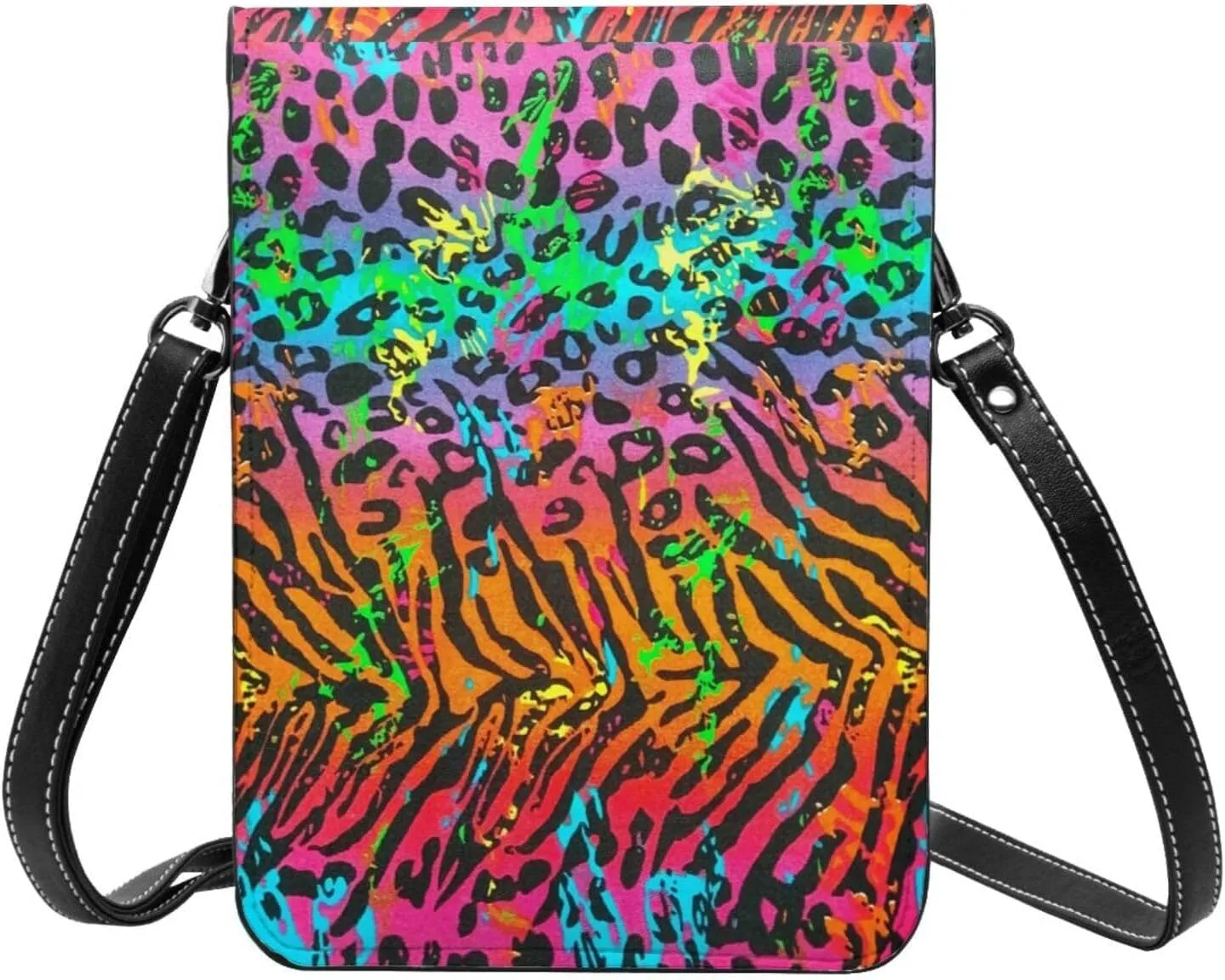 Autism Awareness Leather Crossbody Cell Phone Purse Small Wallet Bags Adjustable Phone Bag for Women
