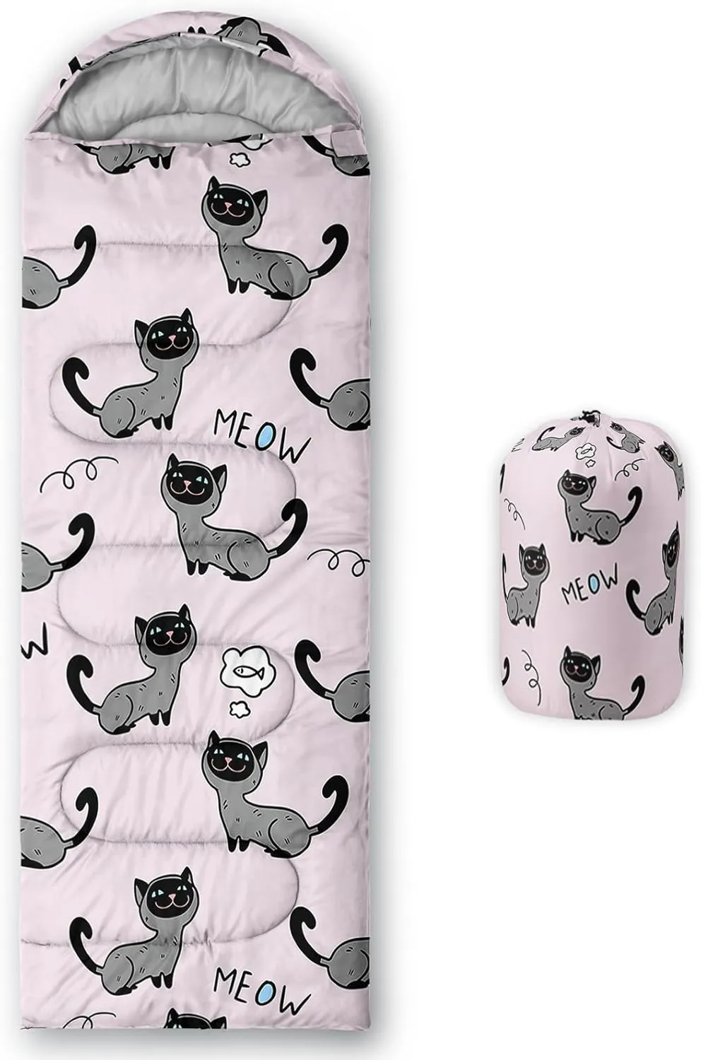 Axolotl Racing Car Sleeping Bag for Traveling,Cool Car Backpacking Camping Bag for Boys Men,Waterproof Portable Camping Stuff for 3 Season,Lightweight Compact Camping Gear Equipment Hunting Adventure