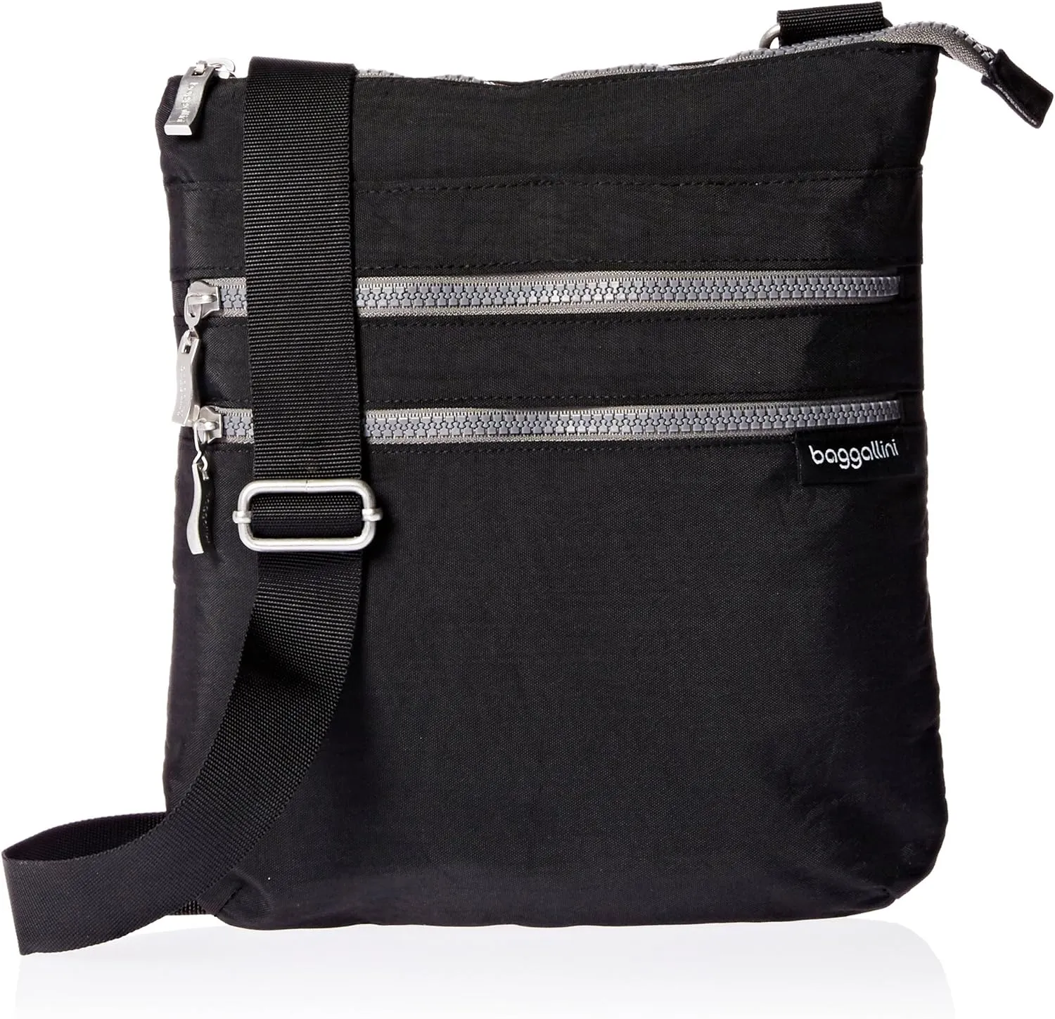 Baggallini Comrade 3-zip Crossbody Cross Body