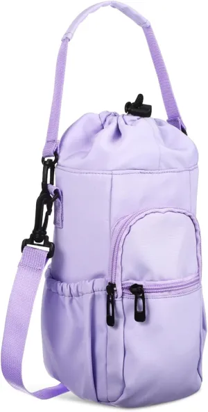 balacoo Water Bottle Bag Drawstring Closure for Cup Compact Crossbody Pouch for Outdoor Hiking