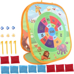 BESPORTBLE 1Set Bean Bag Toss Game Set Fun Outdoor for Compact Portable Enhances Hand Eye Coordination for Backyard Beach Activities Engaging Family Fun