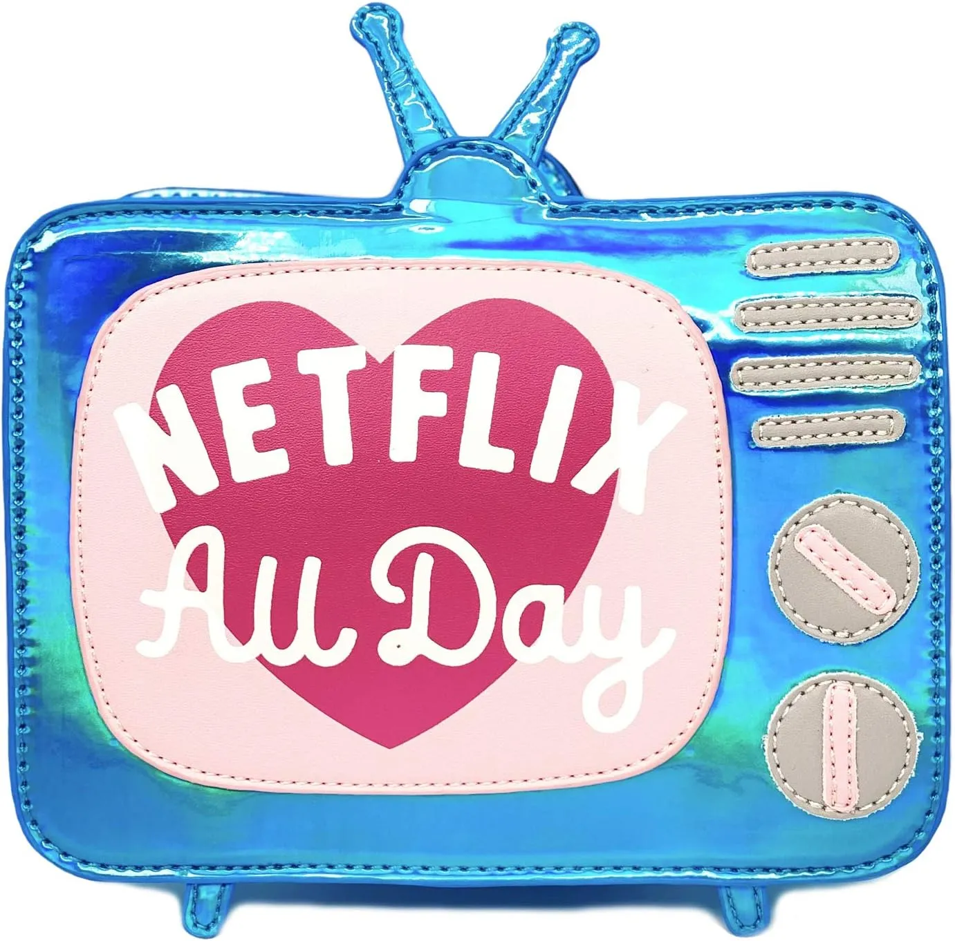 Bewaltz Novelty Handbag, Fun Shape Tween Style - Sauce Packet Crossbody (Netflix All Day)