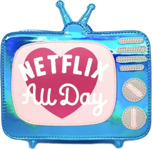 Bewaltz Novelty Handbag, Fun Shape Tween Style - Sauce Packet Crossbody (Netflix All Day)