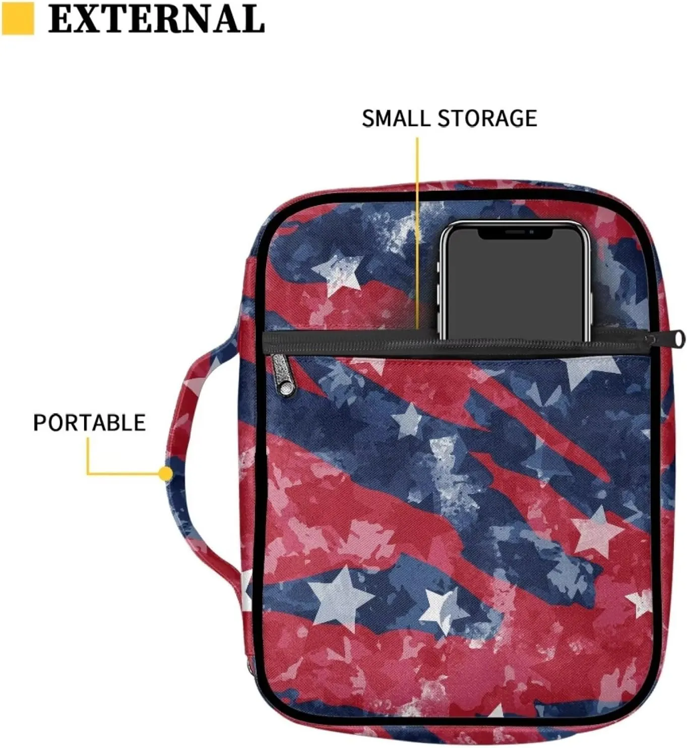 Bible Bags for Women Men Tote Personalized Bible Covers for Women Men Bible Accessories Women Men