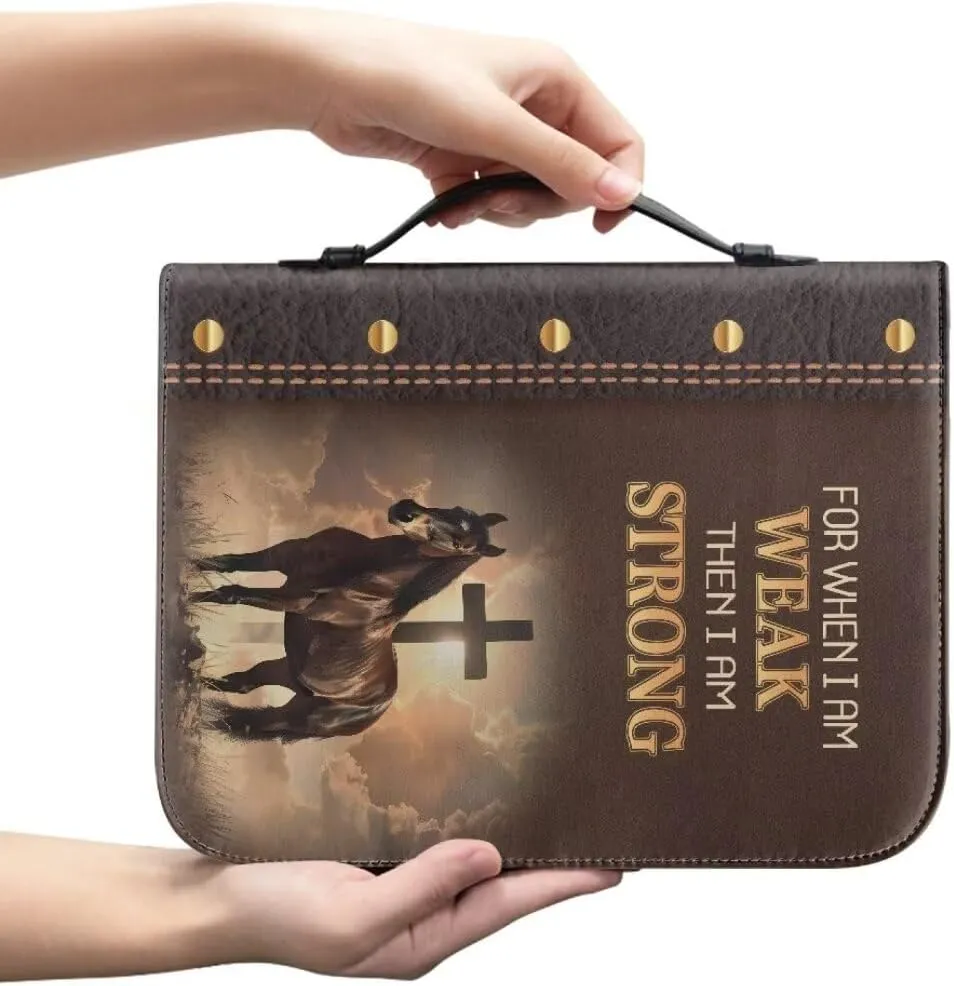Bible Cover Case PU Leather Book Cover for Women Girls, Large Capacity Scripture Bag Bible Cover Bags
