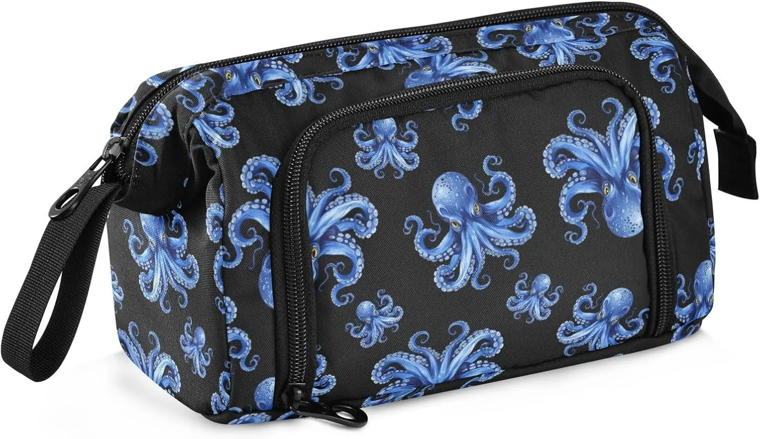 Big Capacity Pencil Pen Case for Adults, Octopus Pencil Bags Portable Makeup Bag Stationery Storage for College Office