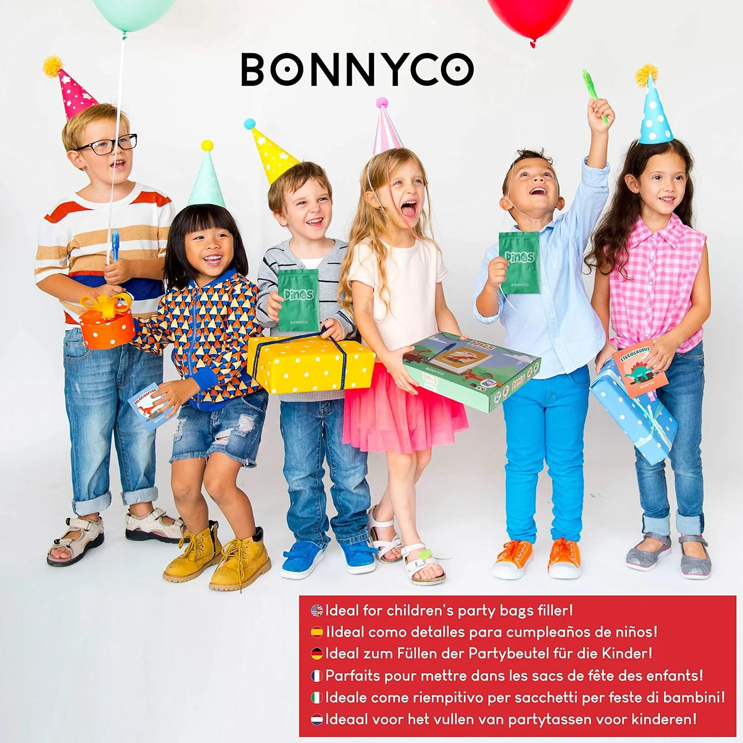 BONNYCO Invisible Ink Pen and Notebook Pack 16 Dinosaur Party Favors for Kids, Magic Spy Pen Goodie Bags Stuffers for Kids, Dinosaur Birthday Party Supplies, Goody Bag Stuffers Return Gifts Prizes