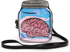 Brain in a Jar Crossbody Bag in Vinyl