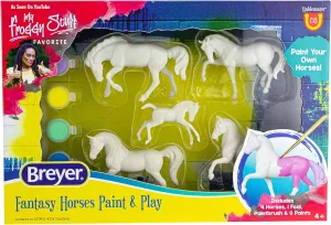 Breyer Horses Stablemates Fantasy Horse Paint Set | 5 Piece Set | 1:32 Scale | Model #4235, Yellow