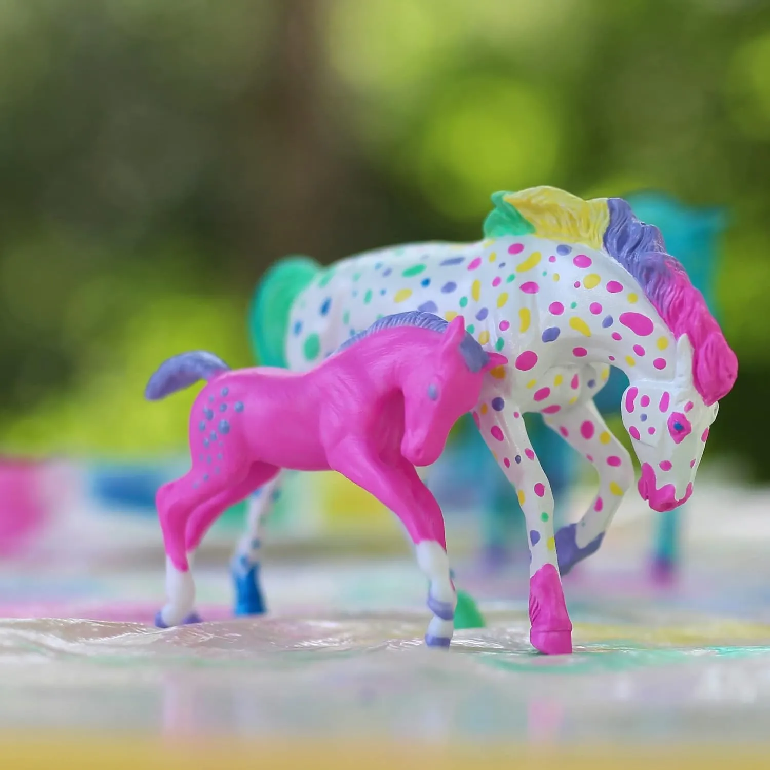 Breyer Horses Stablemates Fantasy Horse Paint Set | 5 Piece Set | 1:32 Scale | Model #4235, Yellow