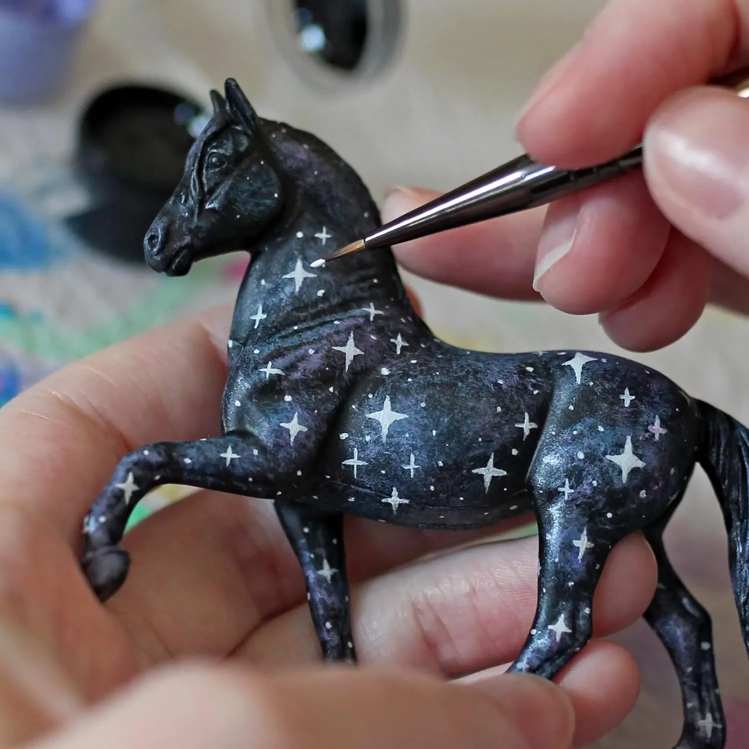 Breyer Horses Stablemates Fantasy Horse Paint Set | 5 Piece Set | 1:32 Scale | Model #4235, Yellow