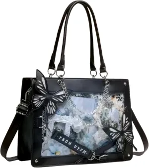 Butterfly Ita Bag Y2k Tote Shoulder Bag for Women Handbag Crossbody