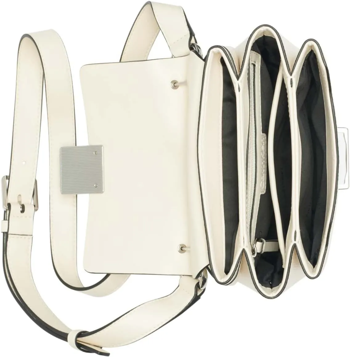 Calvin Klein Clove Triple Compartment Flap Crossbody