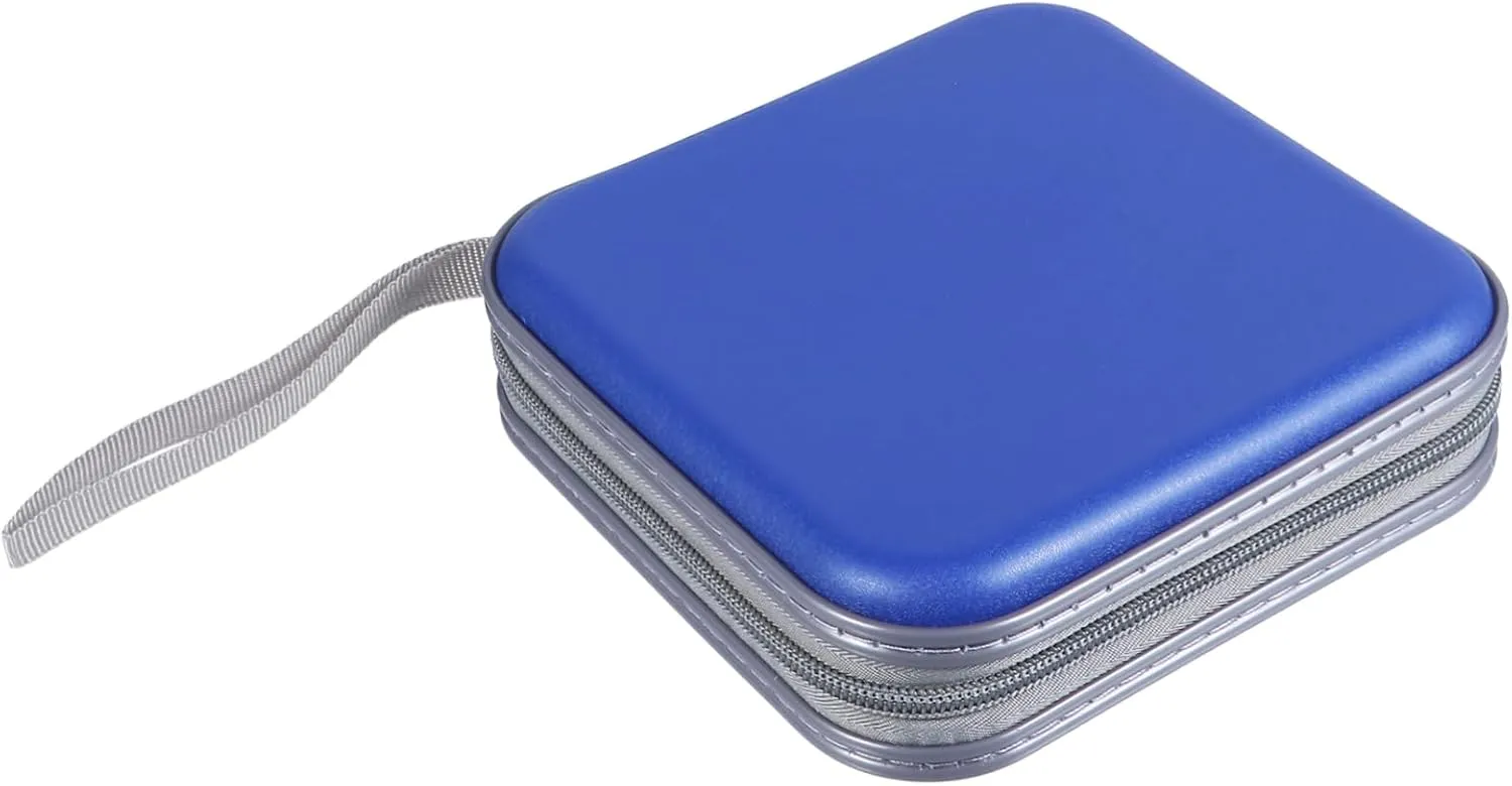 Capacity CD Holder Pouch Plastic Dvd Organizer with Soft Space Saving Disc Storage Case for Home Travel and Car Use
