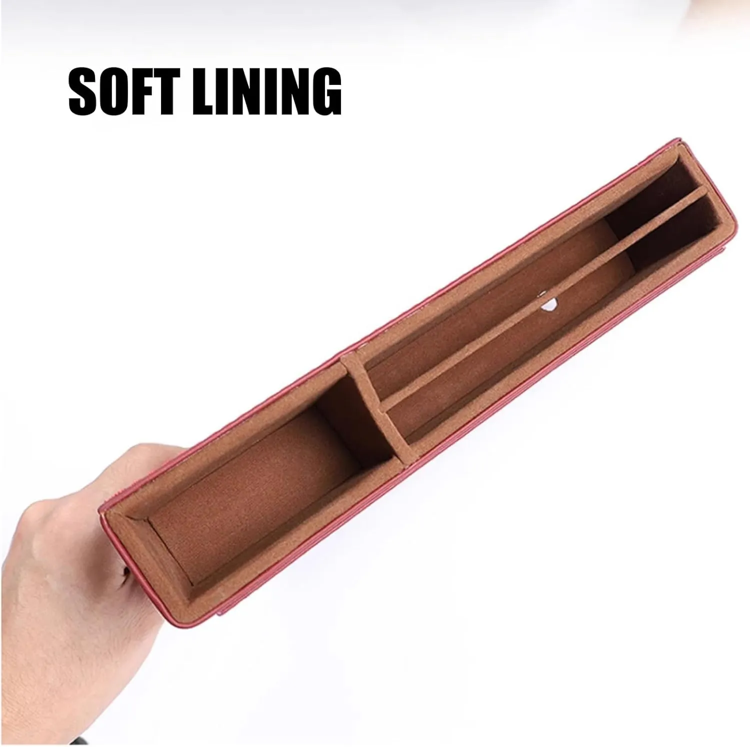 Car Seat Gap Filler Organizer for Lamborghini Huracan STO 2021 Car Side Seat Storage Box Multifunction Car Interior Storage Organizer,Black
