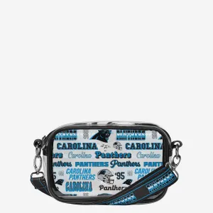 Carolina Panthers Repeat Retro Print Clear Crossbody Bag