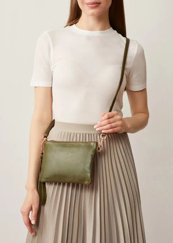CHARLIE MIDDLETON Seaweed Essential Crossbody Bag - Silver
