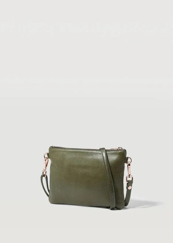 CHARLIE MIDDLETON Seaweed Essential Crossbody Bag - Silver