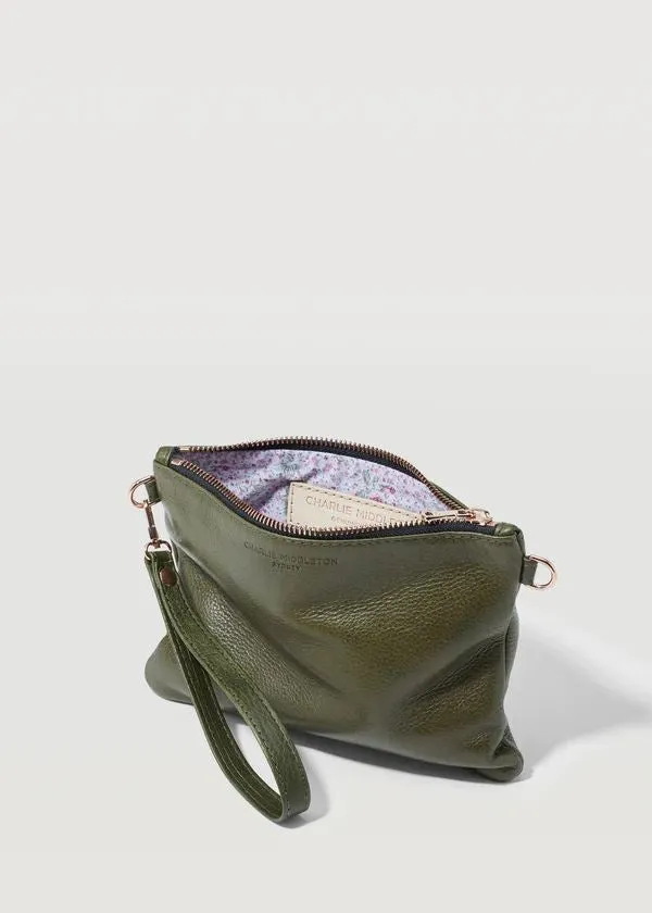 CHARLIE MIDDLETON Seaweed Essential Crossbody Bag - Silver