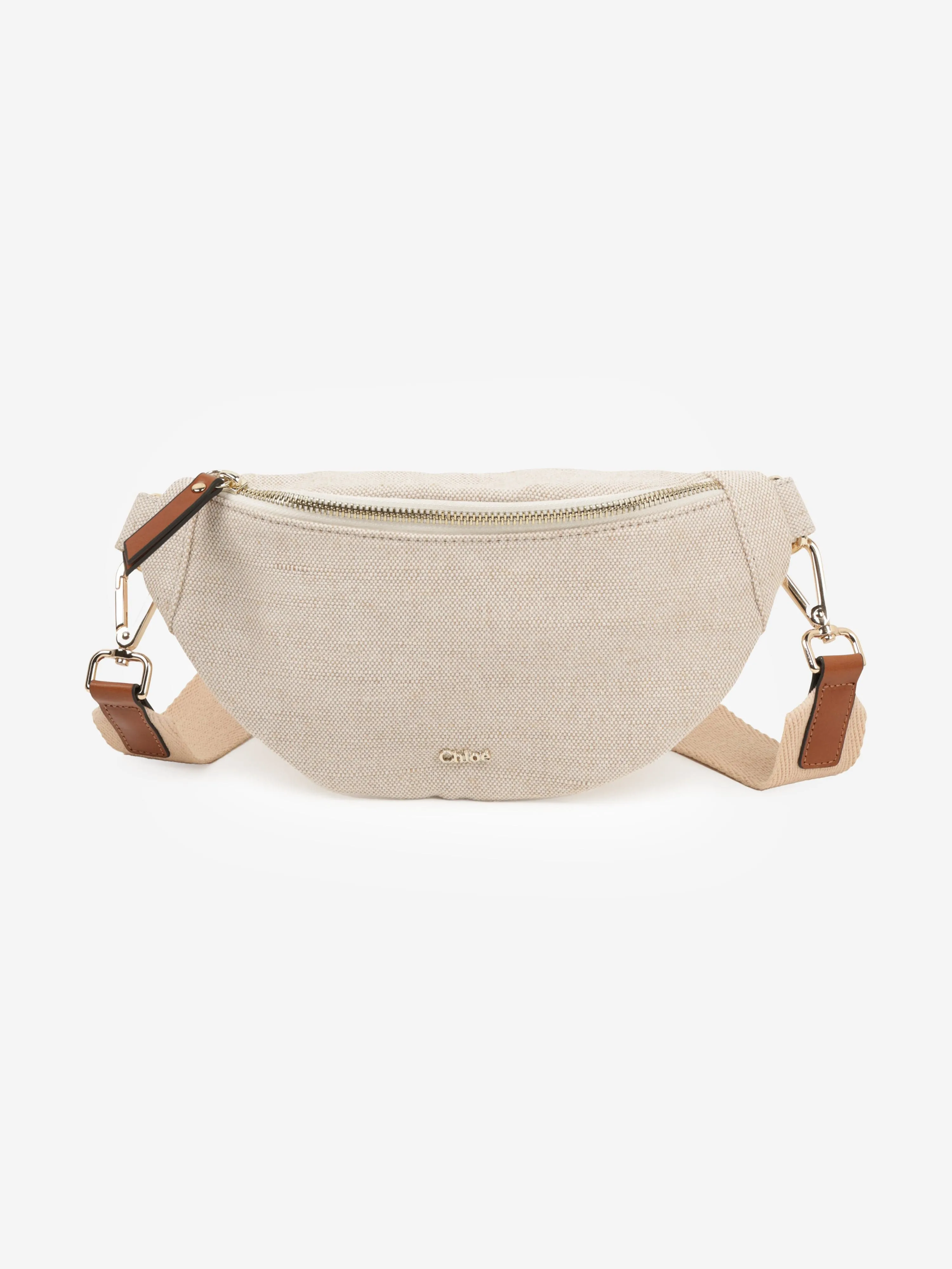 Chloé Girls Canvas Belt Bag in Beige (23cm)
