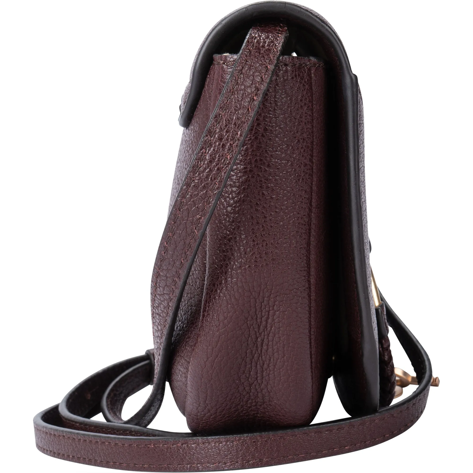 Chloe Leather Saddle Hana Crossbody Bag