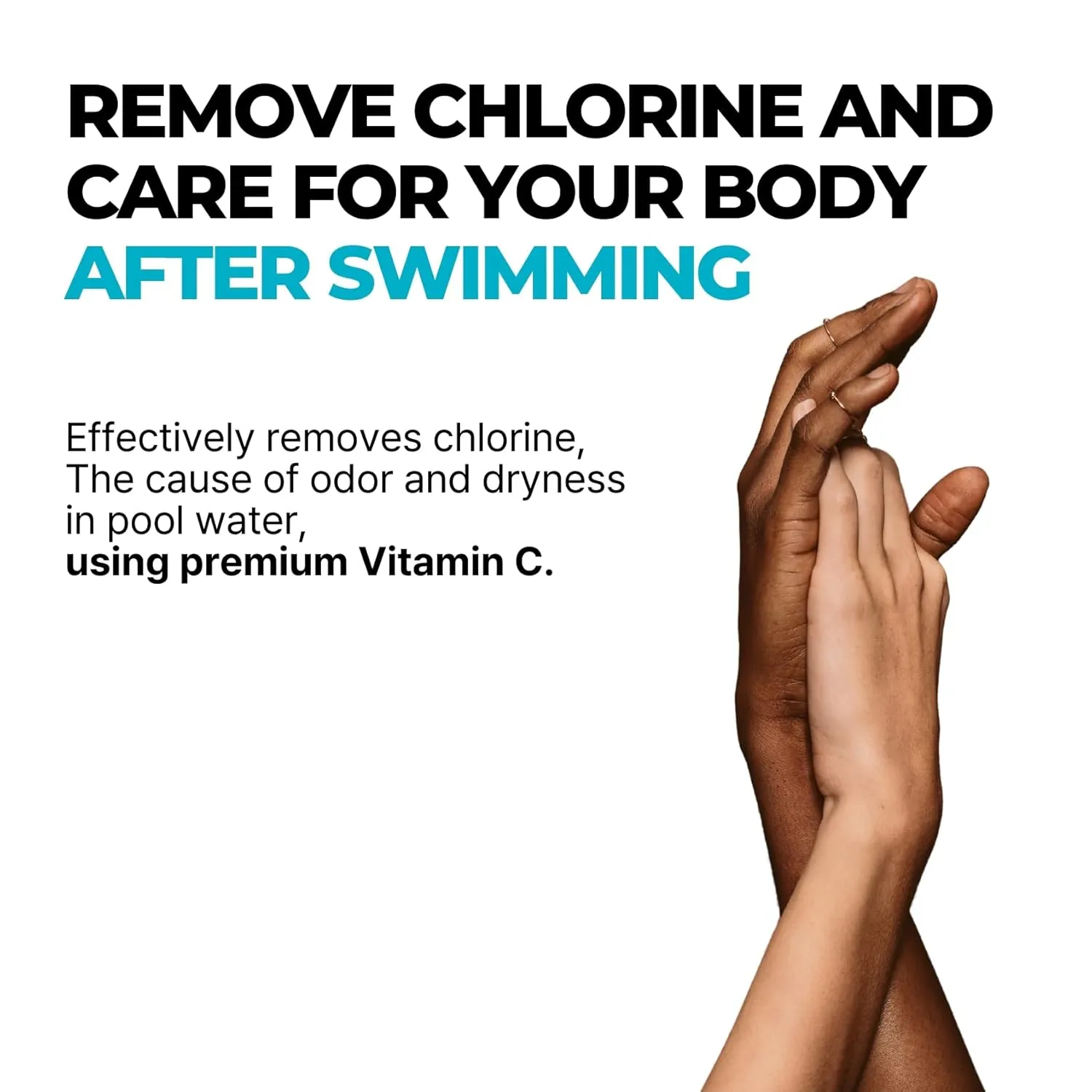 Chlorine-Removing Body Wash for Swimmers | Vitamin C | Hydrating & Refreshing | Sulfate-Free, Silicone-Free, Paraben-Free (10.58 oz / 300g, Pack of 1)