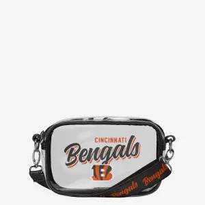Cincinnati Bengals Monty Script Clear Crossbody Bag