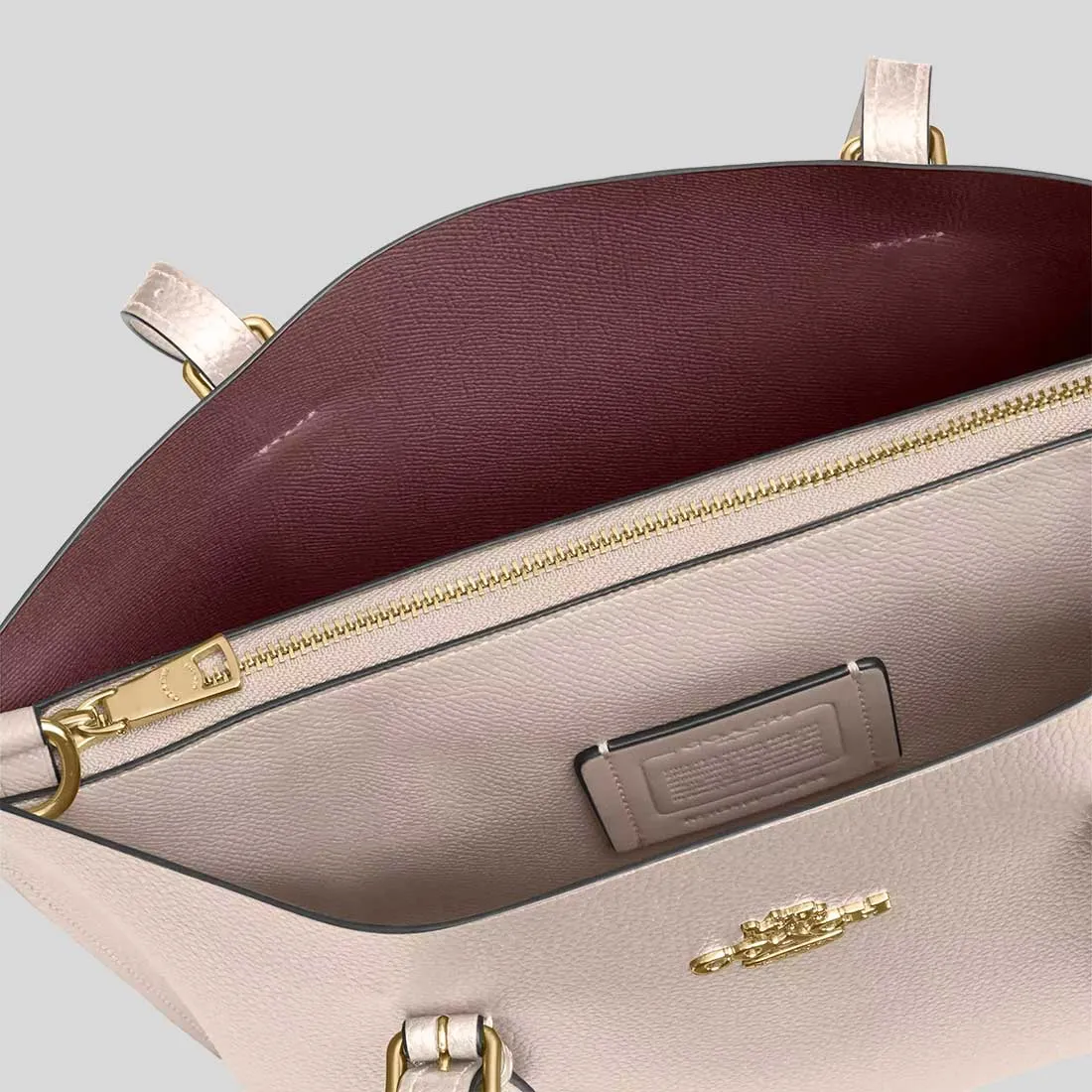 COACH Mollie Tote Bag 25 Light Champagne RB-CX253