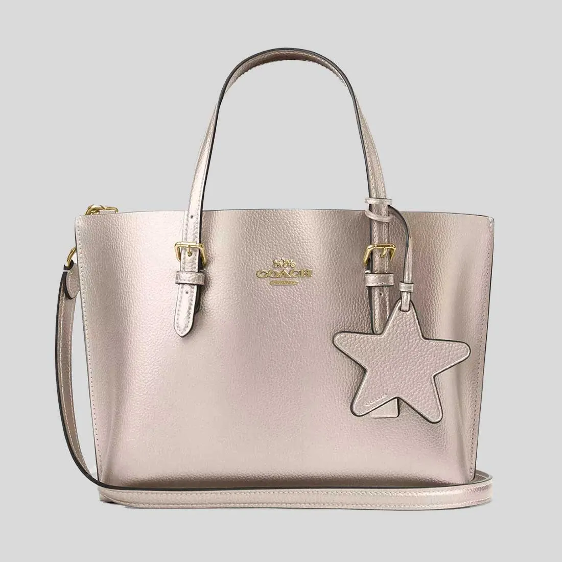 COACH Mollie Tote Bag 25 Light Champagne RB-CX253