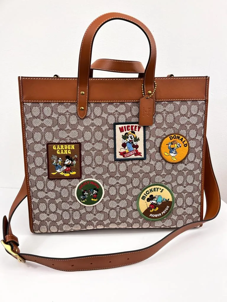 COACH X DISNEY LARGE FIELD TOTE BAG