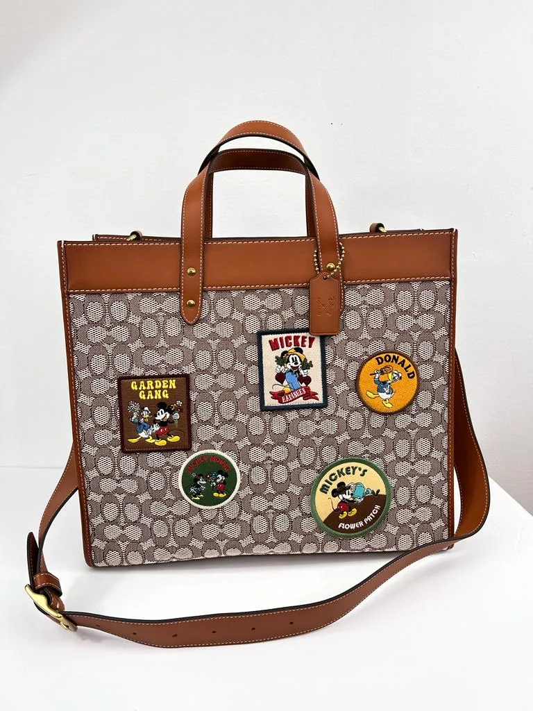 COACH X DISNEY LARGE FIELD TOTE BAG