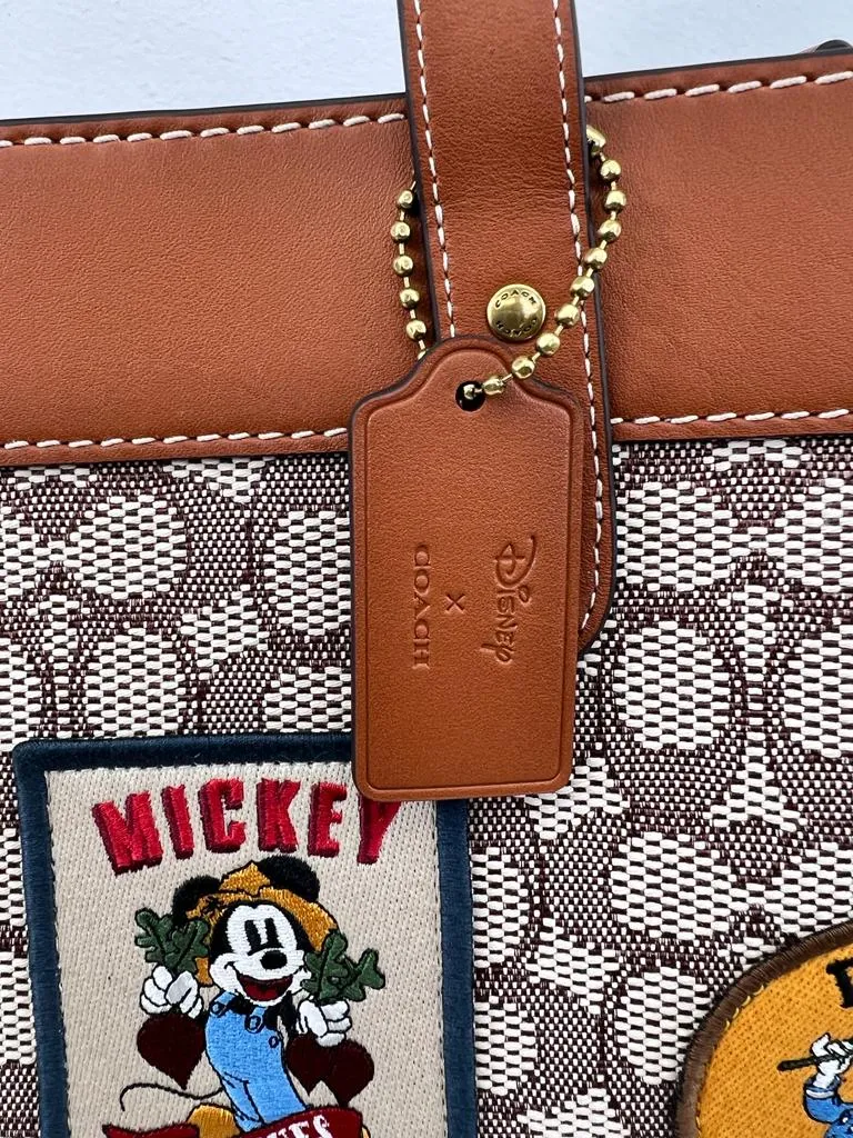 COACH X DISNEY LARGE FIELD TOTE BAG